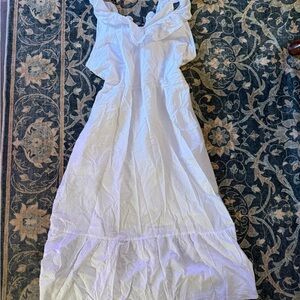 Vineyard Vines White Textured Dress